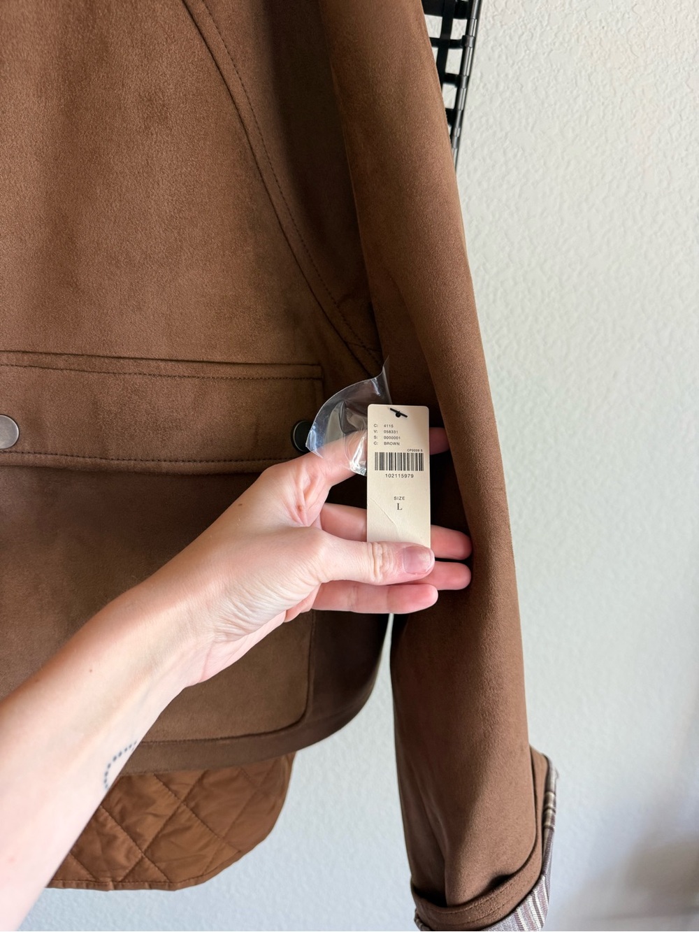 Anthropologie Faux-Suede Twofer Jacket - Picture 5 of 9